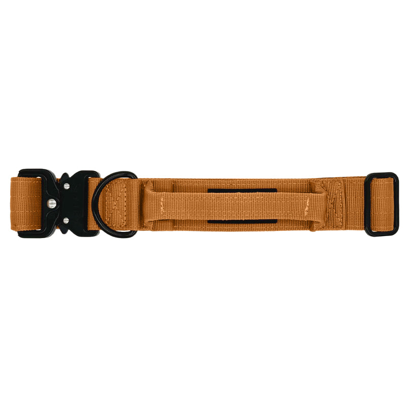 Taktisches Hundehalsband Honey Maze Cognac