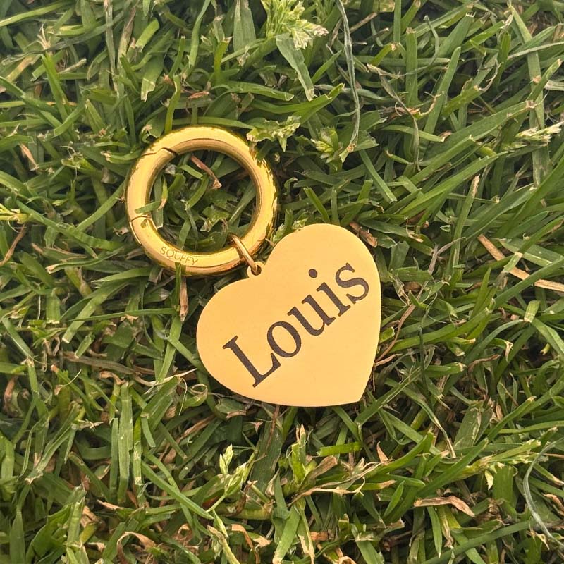 Gravierte Herz-Marke