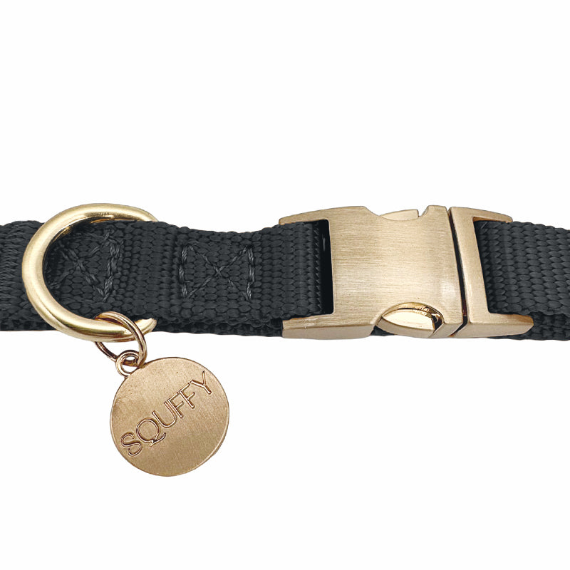 Welpenhalsband Raven Schwarz