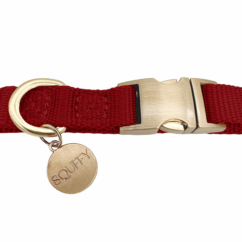 Welpenhalsband Ruby Gale Rubinrot