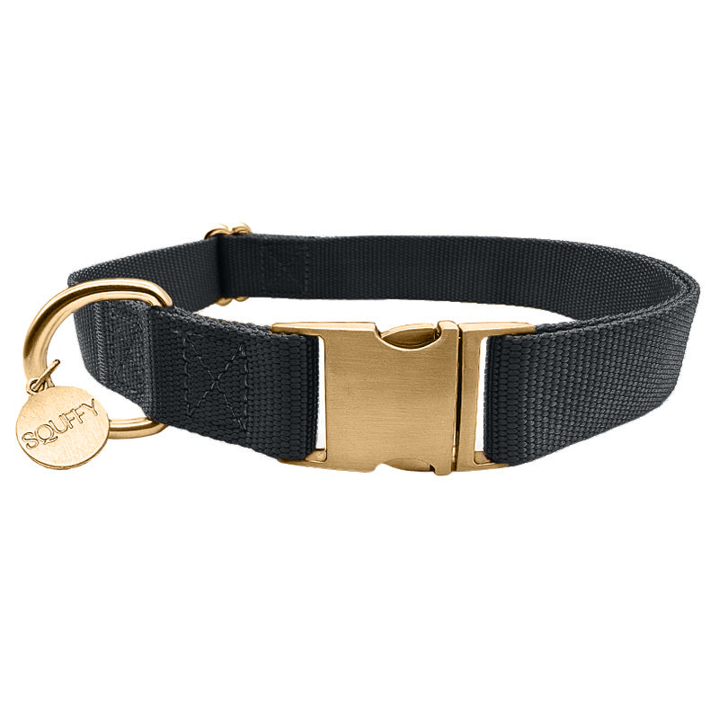 Klassisches Hundehalsband Raven Illume Schwarz