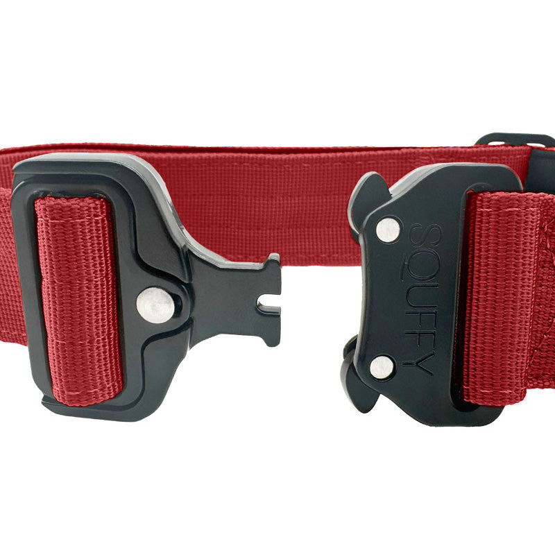 Taktisches Hundehalsband Ruby Vandal Rubinrot