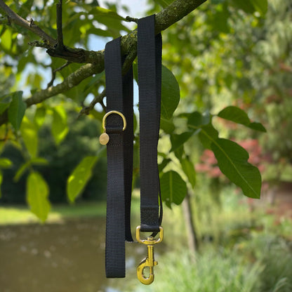 Klassische Hundeleine Raven Illume Schwarz