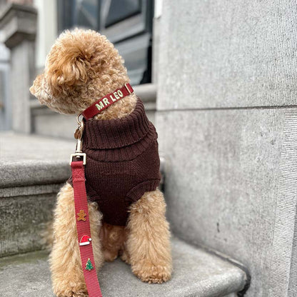 Welpenhalsband Ruby Gale Rubinrot