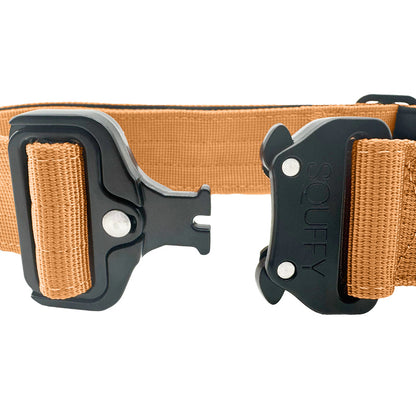 Taktisches Hundehalsband Honey Maze Cognac