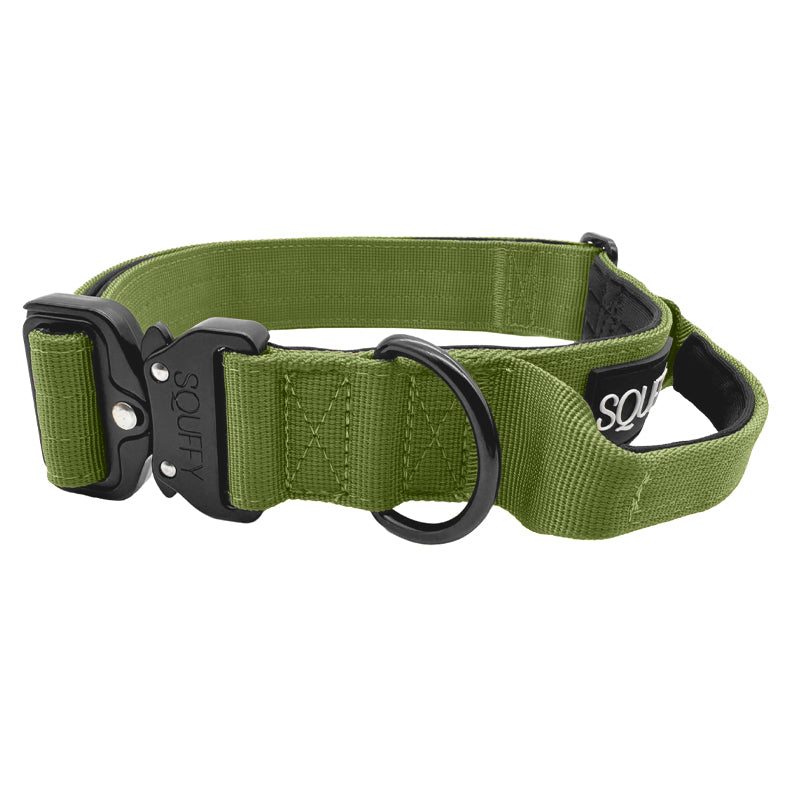 Taktisches Hundehalsband Moss Forge Olivgrün