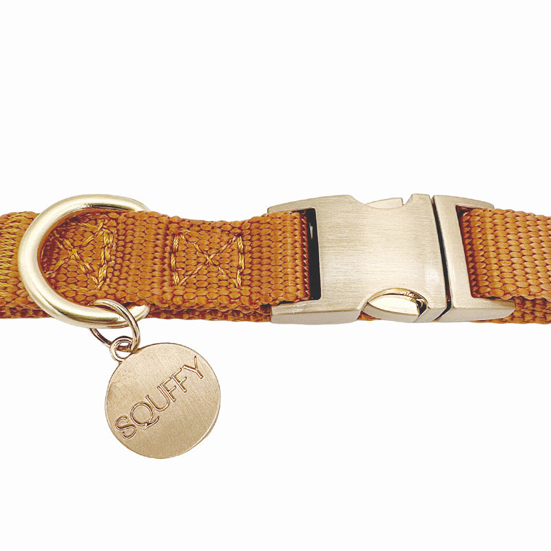 Welpenhalsband Honey Drift Cognac