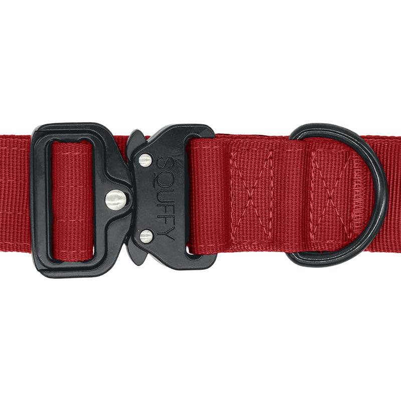 Taktisches Hundehalsband Ruby Vandal Rubinrot