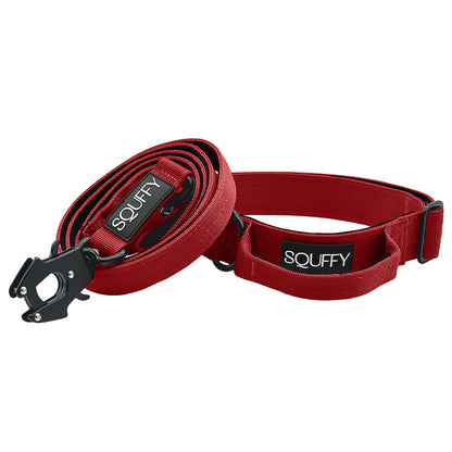 Taktisches Hundehalsband Ruby Vandal Rubinrot