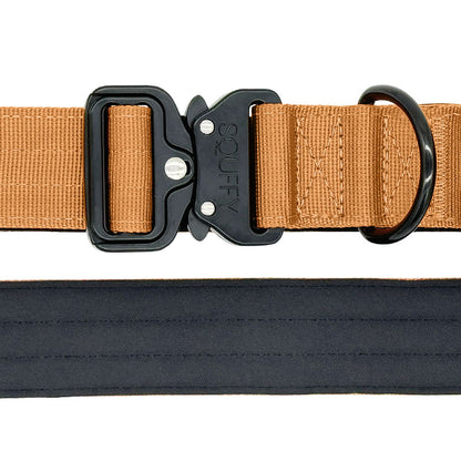 Taktisches Hundehalsband Honey Maze Cognac