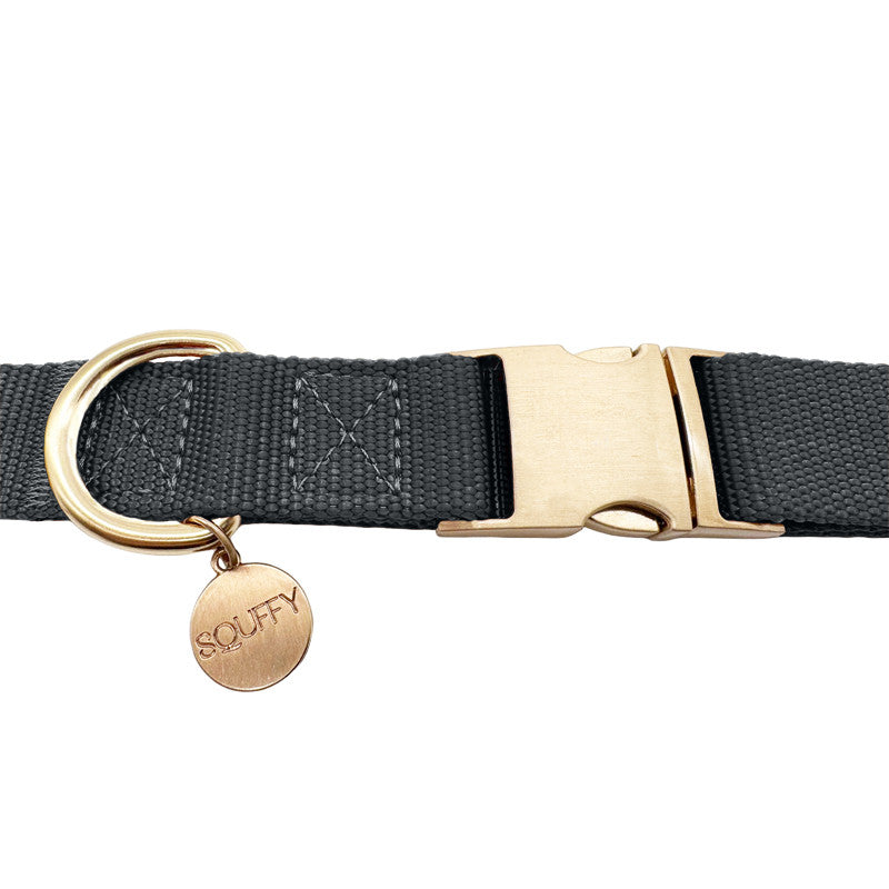 Klassisches Hundehalsband Raven Illume Schwarz